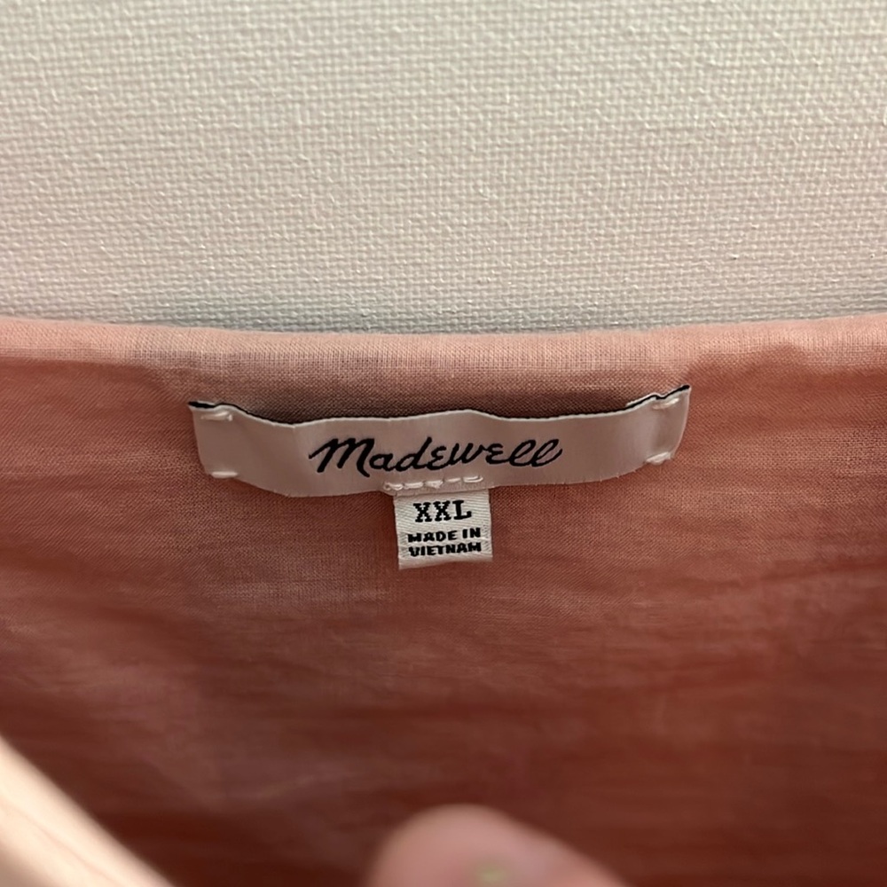 36. Madewell Mini A-Line Dress/Tunic with Thin Adjustable Straps - Picture 9 of 16